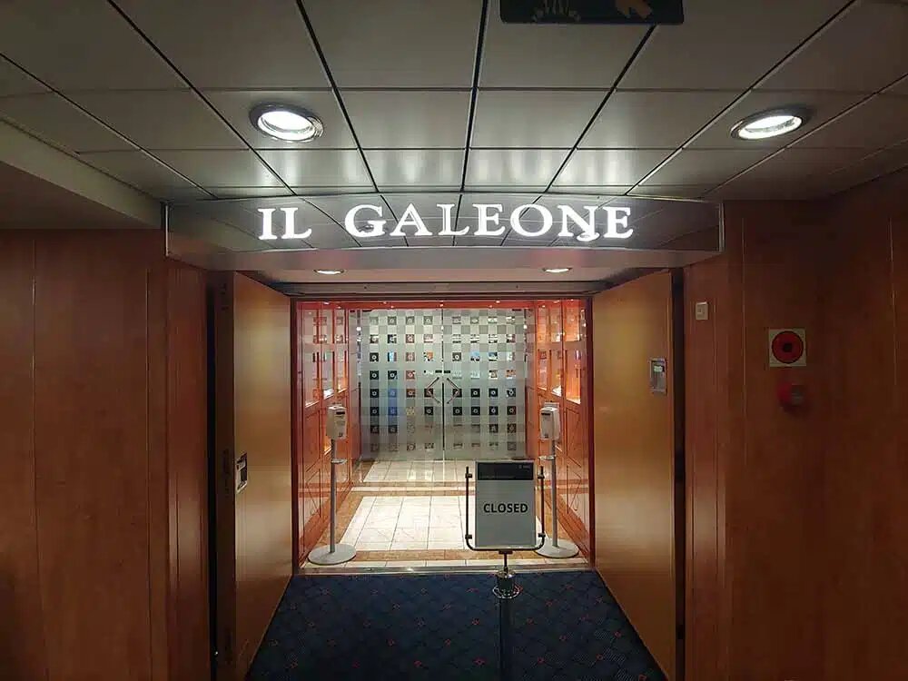 MSC Sinfonia restaurants il Galeone