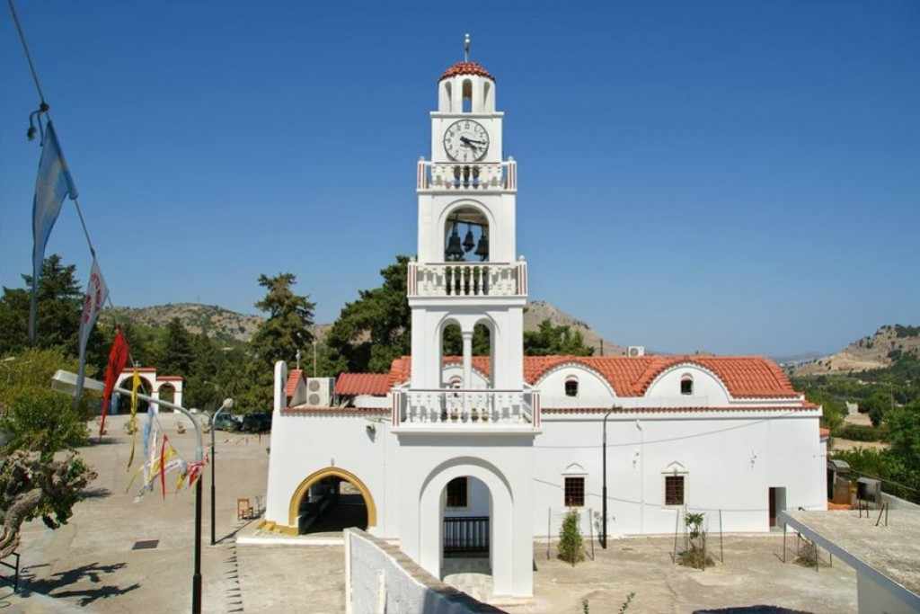 le monastère de Tsambika à Rhodes