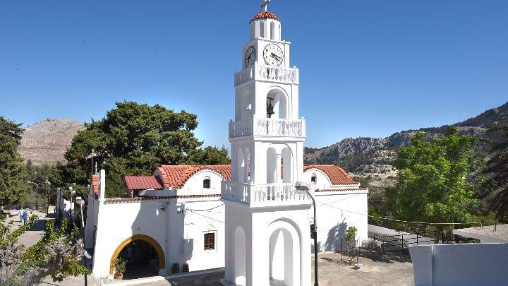 le monastère de Tsambika à Rhodes