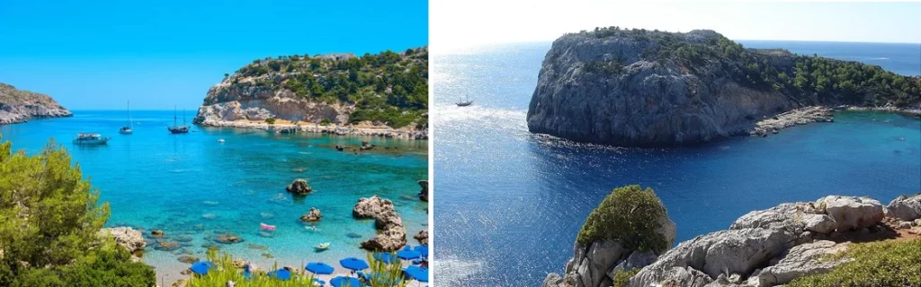 Rhodes travel guide - Ultimate guide Anthony Quinn bay