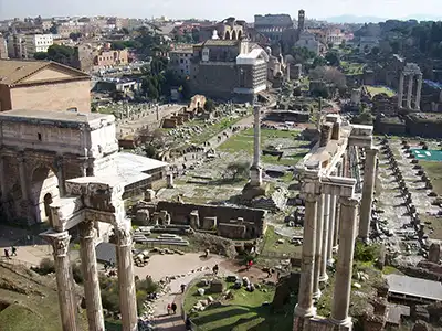 Visiting Rome and the Vatican Roman Forum in Rome