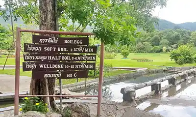 San Kamphaeng hot springs chiang mai