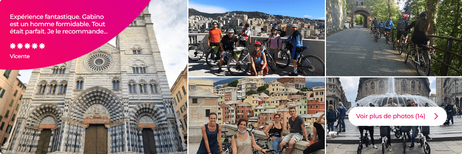 Scalo di crociera a Genova Genova in bicicletta elettrica