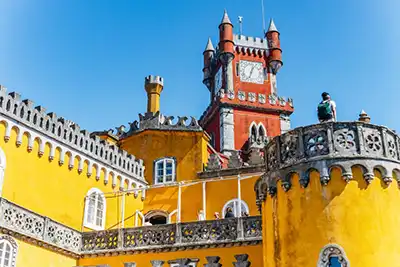 Scalo di crociera a Lisbona palazzo di Sintra