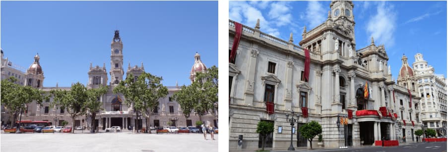 Scalo di crociera a Valencia -plaza del Ayuntamiento- - Il meglio da vedere in poche ore-Montatanetour 2