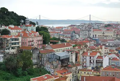 The Alfama district district lisbon