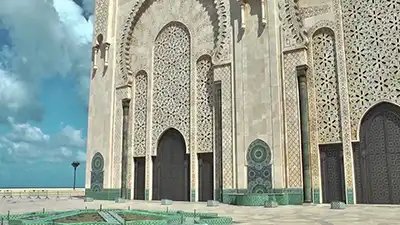 The Hassan II Mosque casablanca 1