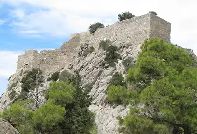 Rhodes travel guideThe Monolithos Castle