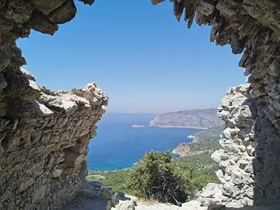 Rhodes travel guide The Monolithos Castle 2