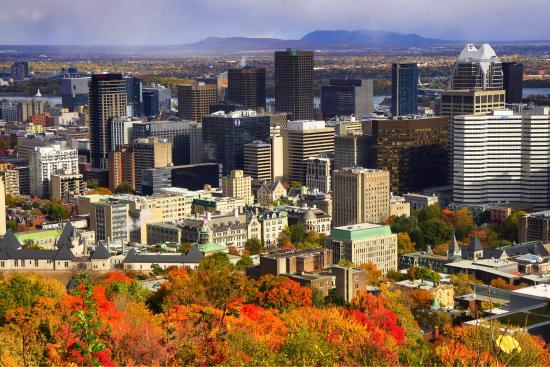 The Mont Royal lookout Montreal