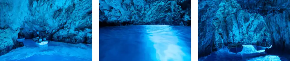Split travel guide The blue cave 
