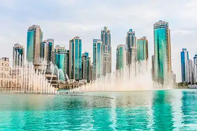 Dubai travel guide The fountains of Dubai