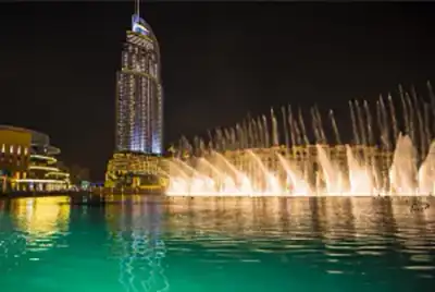 The fountains of Dubai