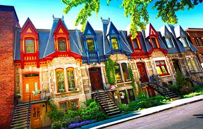 The mile-end district Montreal