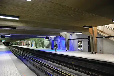 The underground city of Montreal Peel