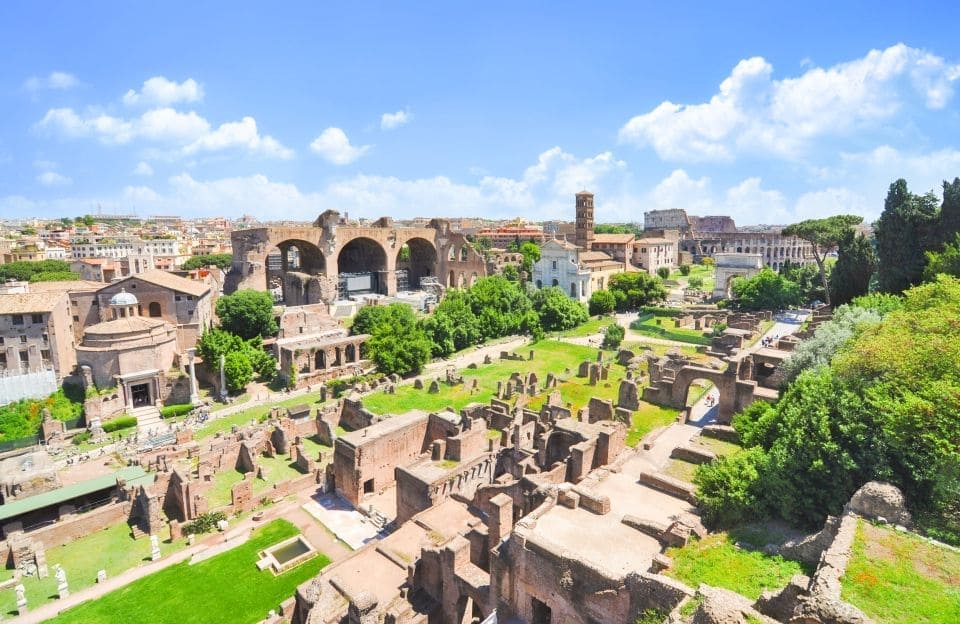 the Colosseum in Rome