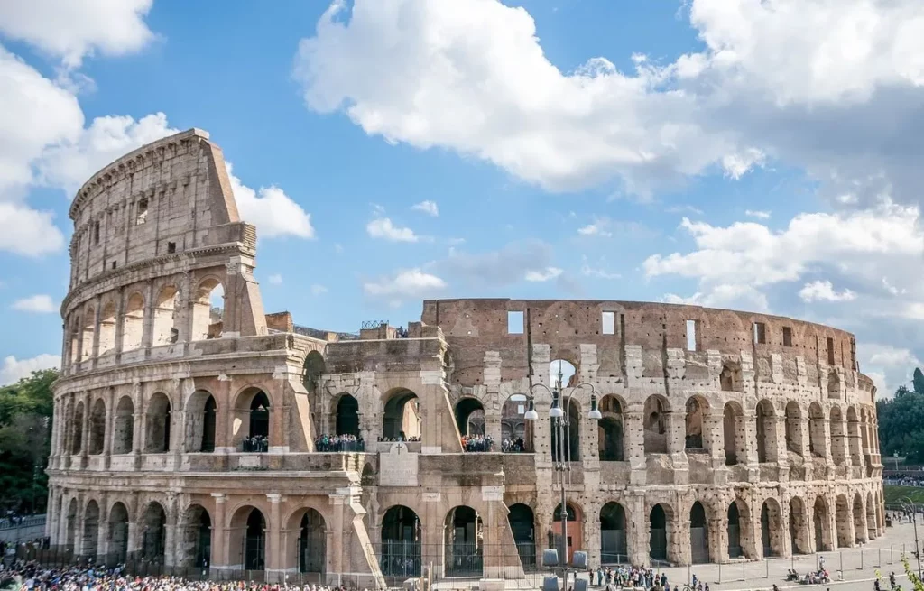 the Colosseum in Rome