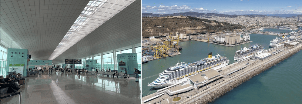 Transfers aeropuerto Barcelona puerto