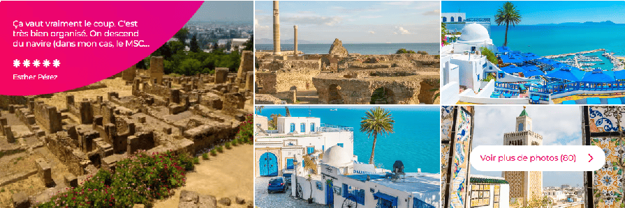 Tunis Goulette cruise port excursions