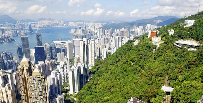 Victoria bay Hong Kong