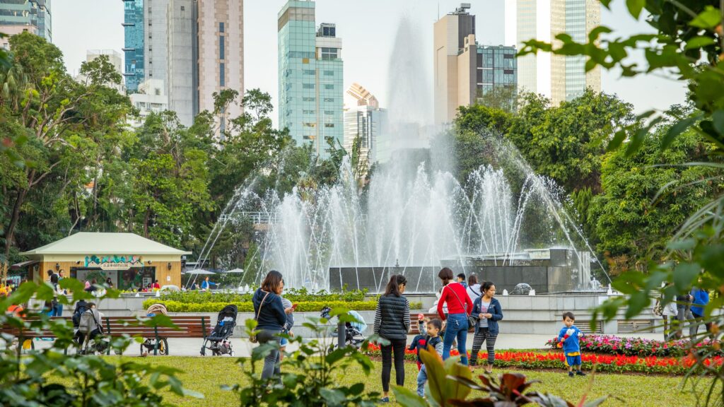 botanical gardens of Hong Kong