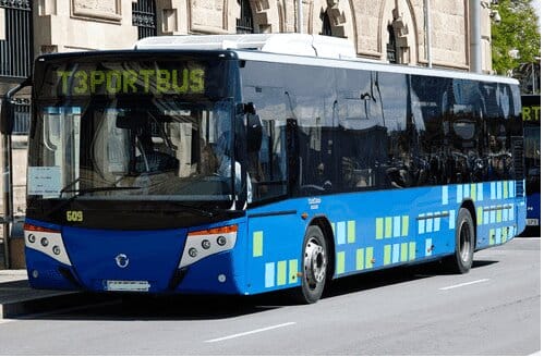 the cruise port in Barcelone bus