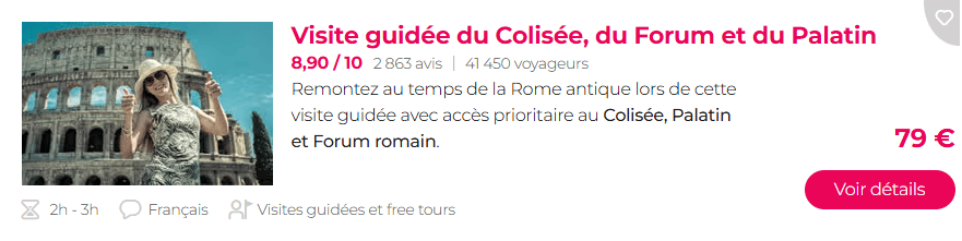 Escale croisière à Rome