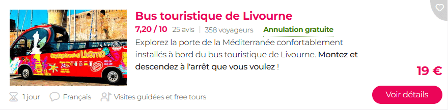 Escale croisière à Livourne