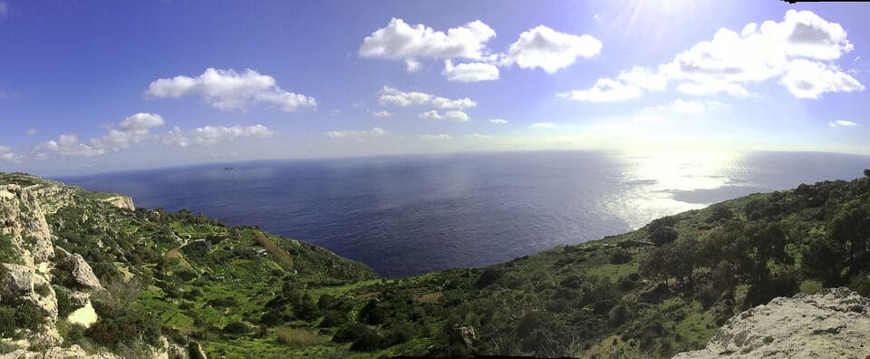 falaises de Dingli à Malte mtt