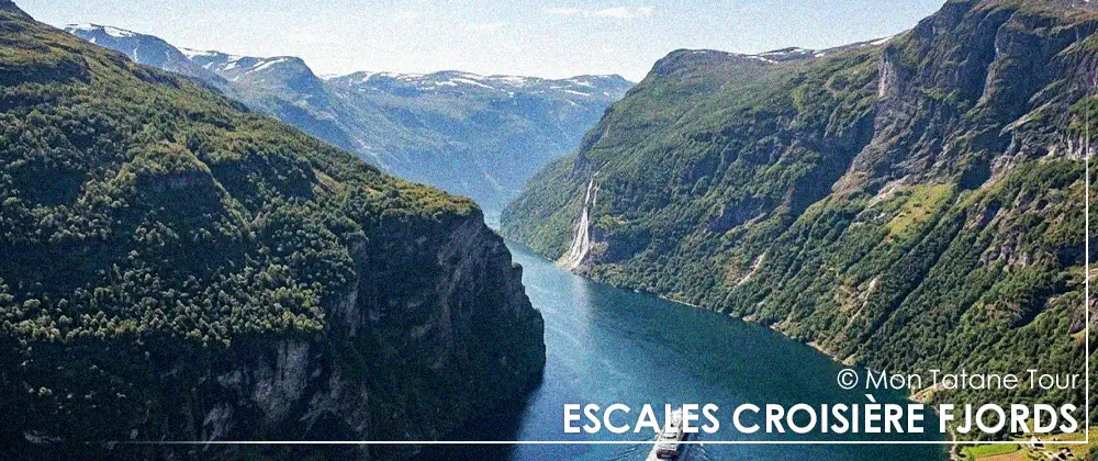 Escales de croisière dans les fjords norvégiens depuis le port