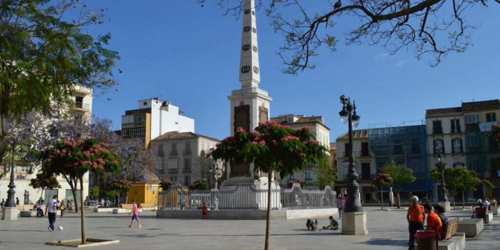 Malaga La Plaza de merced