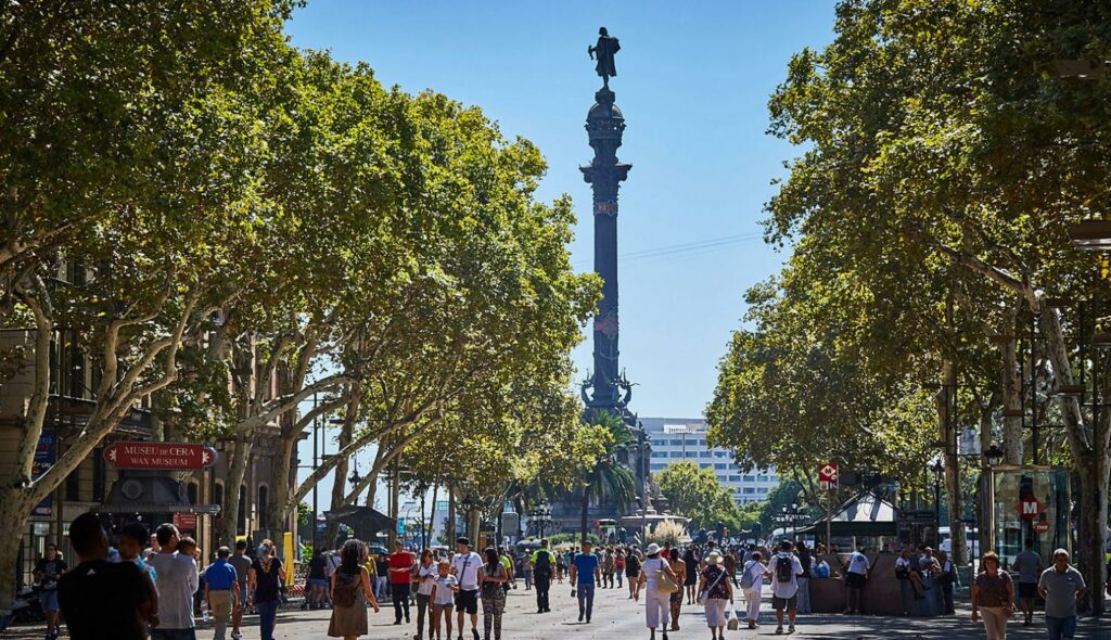 las ramblas barcelone