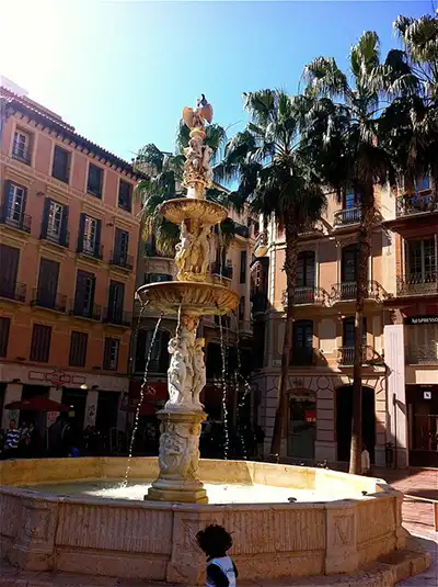 Malaga La Plaza de la constitucion