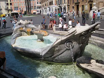 The Piazza di Spagna