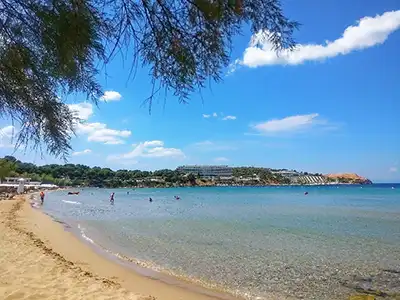 plage paradisiaque d’Astir à Athènes mtt