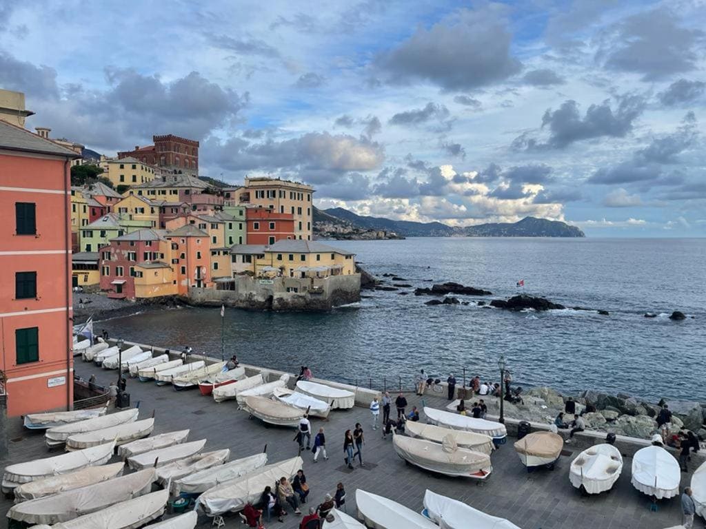 Quartiere Bocadasse a Genova