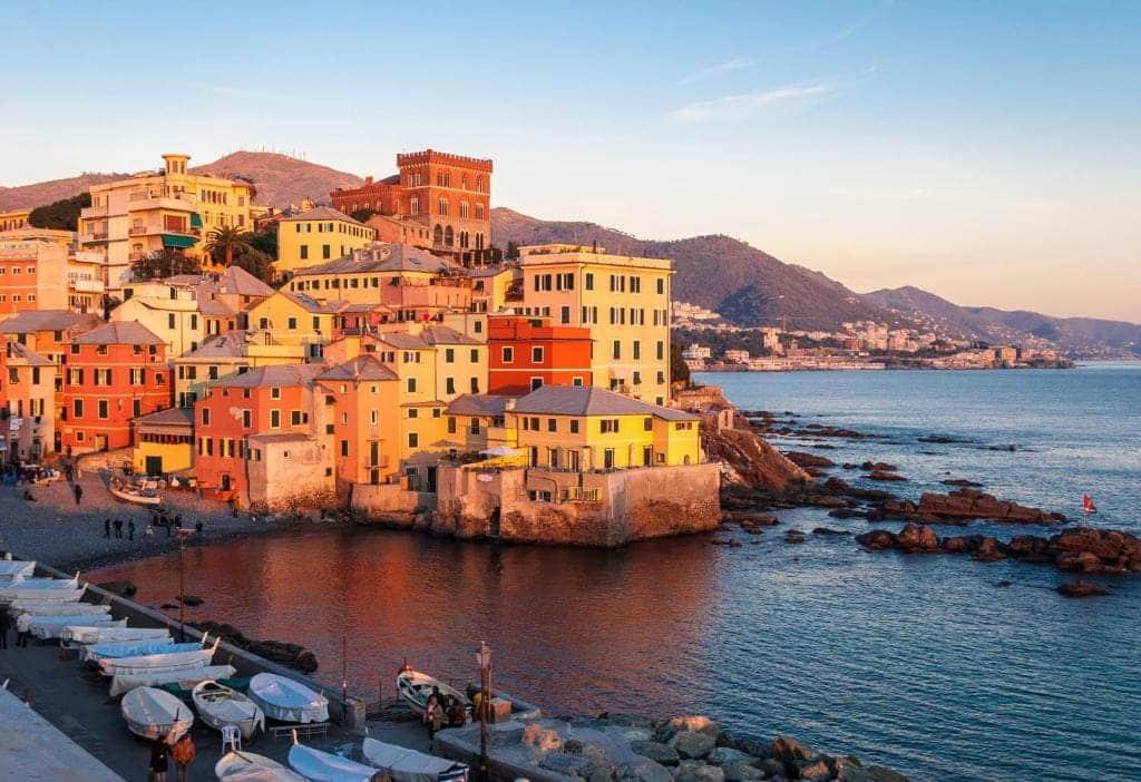 quartier de la Boccadasse à Gênes