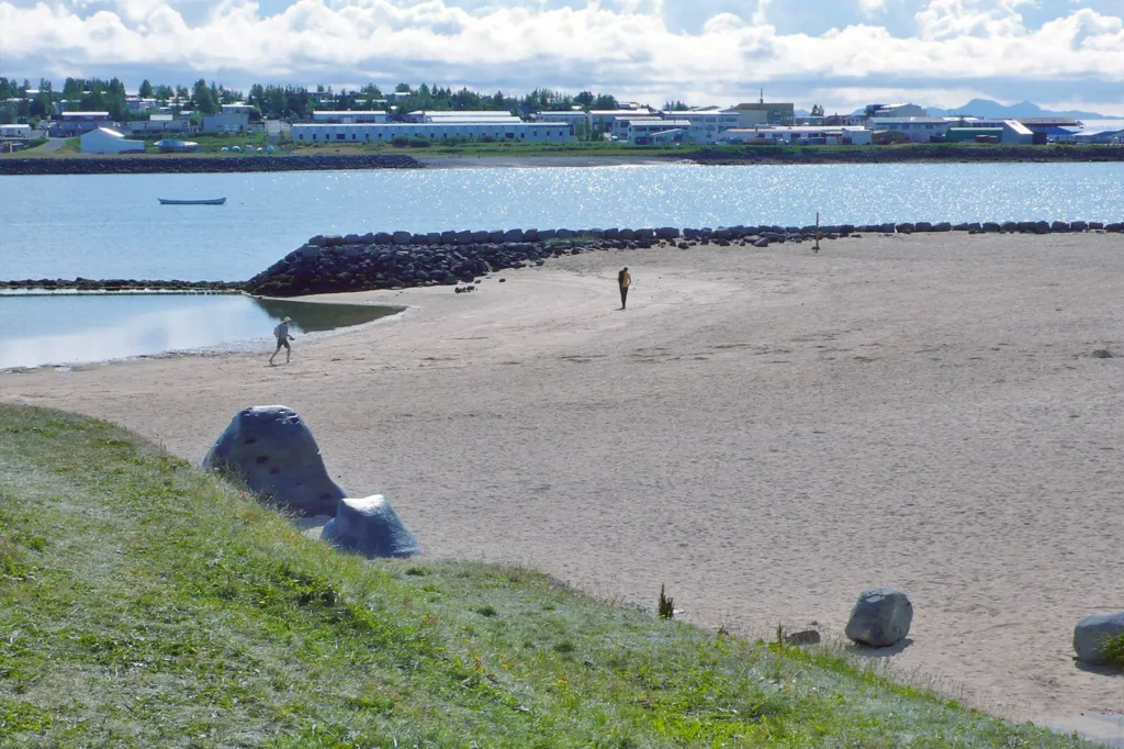 La plage de Nauthólsvík
